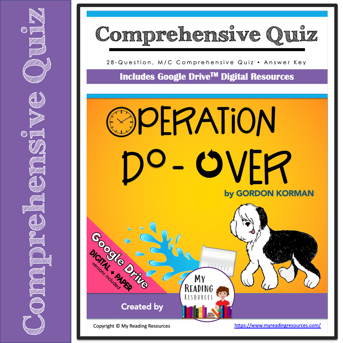 Operation Do-Over Comprehensive Quiz - My Reading Resources