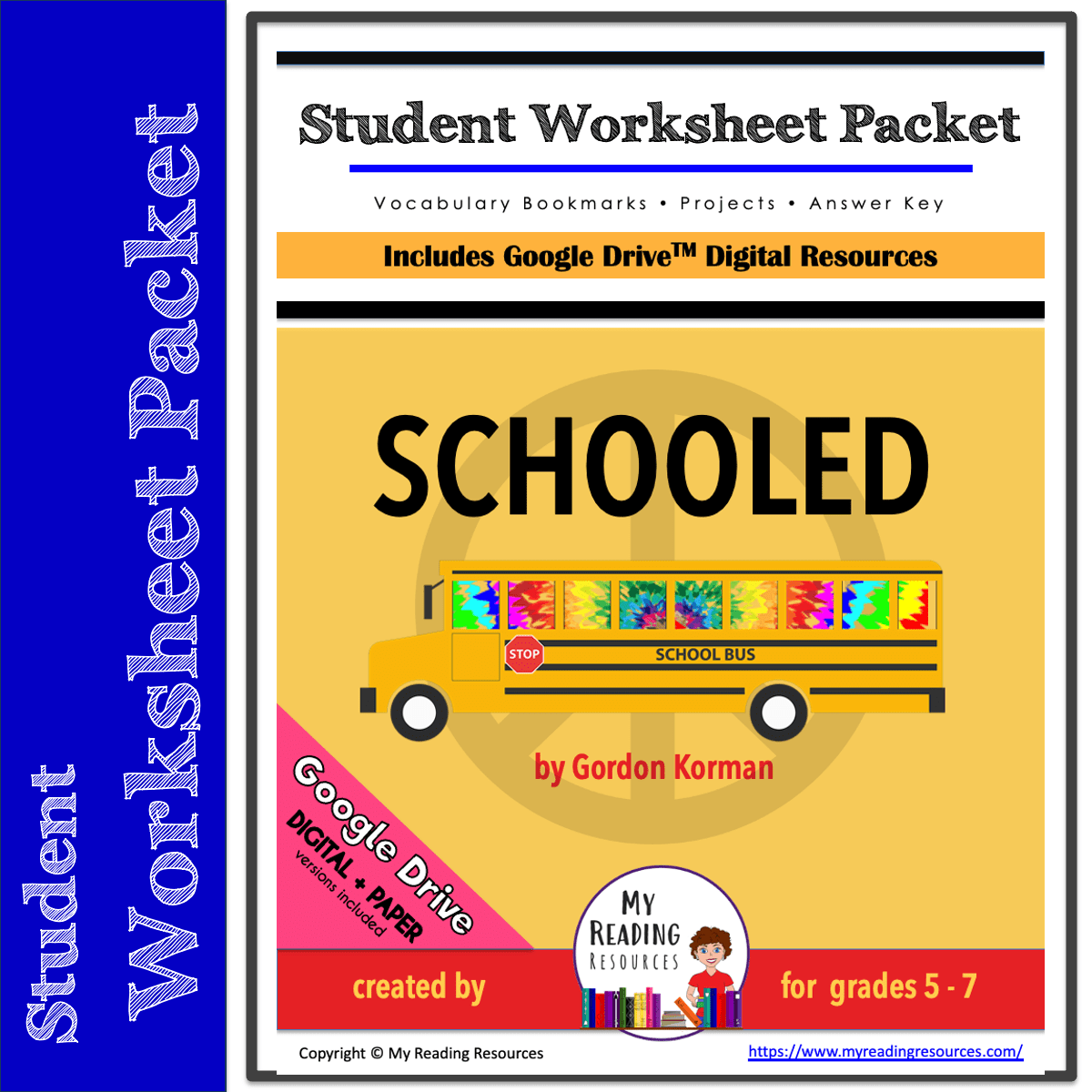 Schooled Student Worksheet Packet My Reading Resources