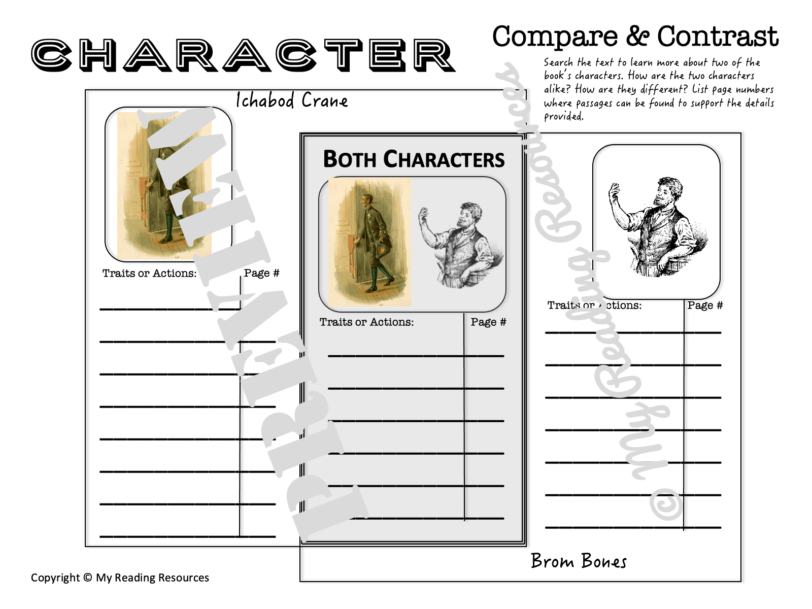 "The Headless Horseman" Short Story Unit My Reading Resources