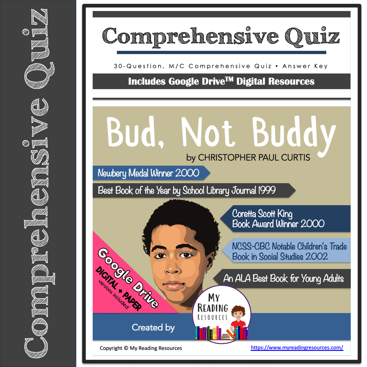 Bud, Not Buddy Comprehensive Quiz My Reading Resources
