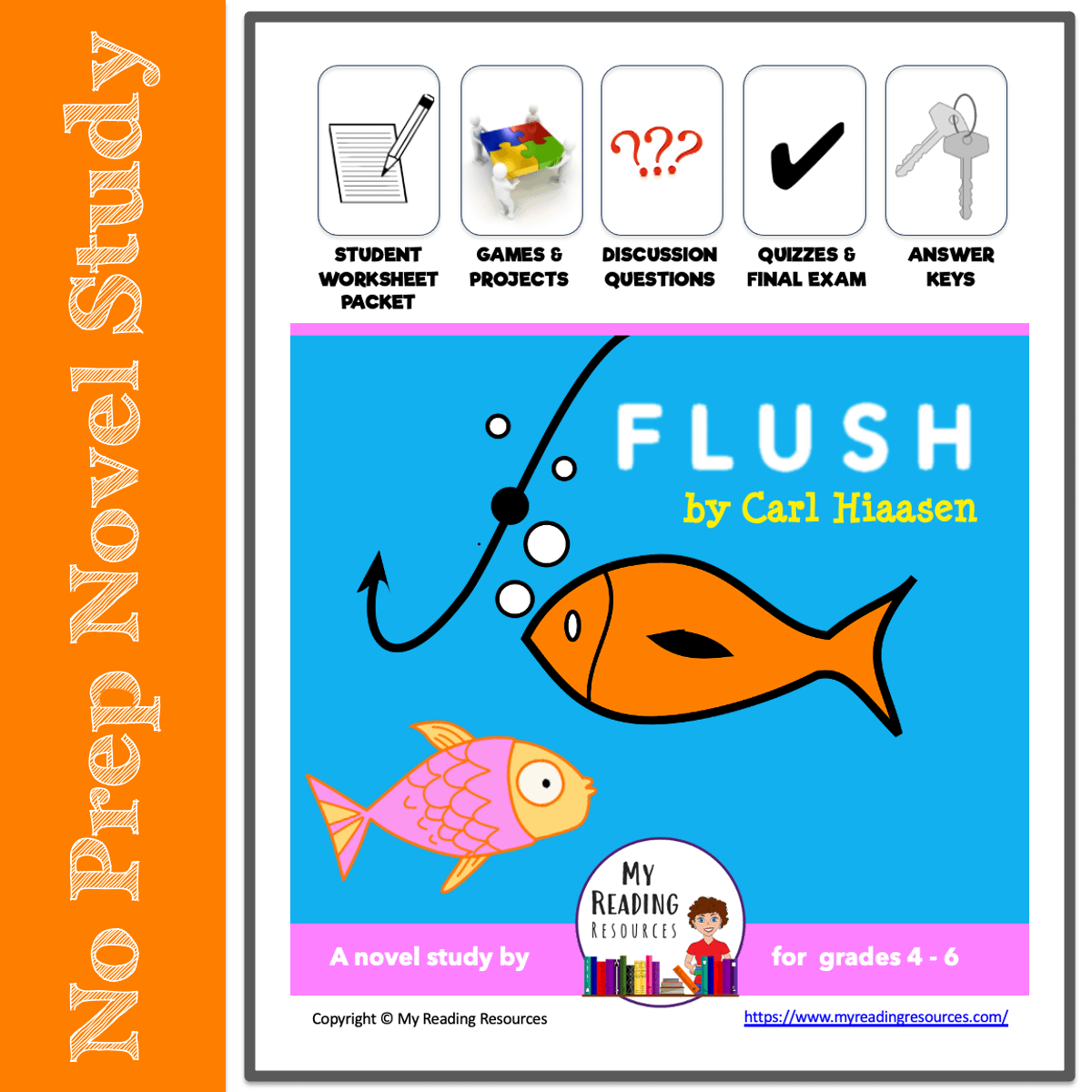 Flush Novel Study My Reading Resources