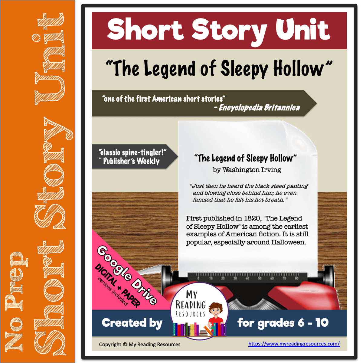 the-legend-of-sleepy-hollow-short-story-unit-my-reading-resources