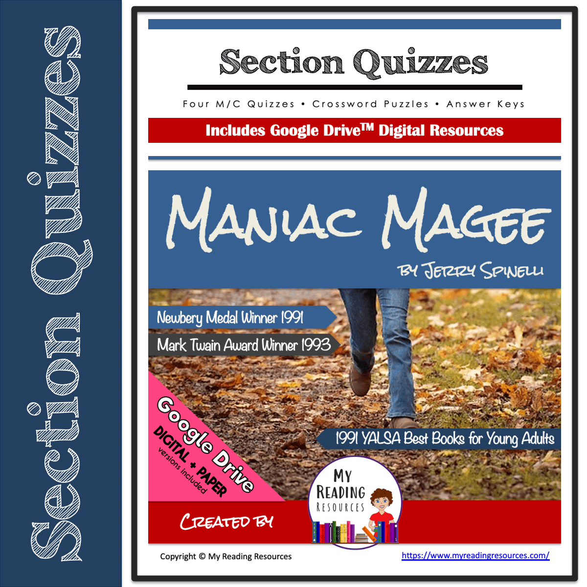 maniac-magee-section-quizzes-crossword-puzzles-my-reading-resources