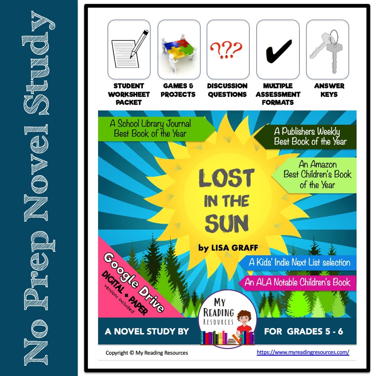 Lost in the Sun Novel Study - My Reading Resources